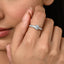 Silver Willa Solitaire Office Wear Ring