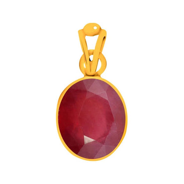 Certified Ruby Premium Manik Panchdhatu Pendant 9.3cts or 10.25ratti