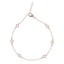 Silver Flower Anklet Payal ( Single ) Chain