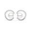 Silver Zola Real Pearl Stud Earrings