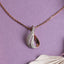 CLARA 925 Sterling Silver Agda Pendant Chain Necklace 