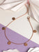 CLARA 925 Sterling Silver Hammered Anklet Payal ( Single ) Adjustable Chain, Rose Gold Plated Gift for Women and Girls