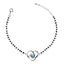 CLARA 925 Sterling Silver Heart Hand Mangalsutra Bracelet