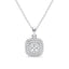 Silver Queen of Diamonds Pendant Chain