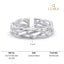 CLARA Pure 925 Sterling Silver Bold Finger Ring 