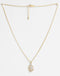 CLARA 925 Sterling Silver Petra Pendant Chain Necklace 