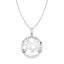 CLARA 925 Sterling Silver Bunch of Star Pendant Chain Necklace 