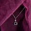 CLARA 925 Sterling Silver Bianca Pendant Chain Necklace 