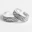 CLARA 925 Sterling Silver Irka Toe Rings Pair 