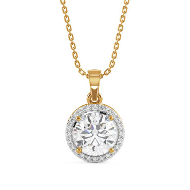 CLARA 925 Sterling Silver Talia Pendant Chain Necklace 