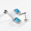 CLARA 925 Sterling Silver Azul Earrings 