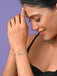 CLARA 925 Pure Silver Dragonfly Hand Bracelet