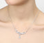CLARA 925 Sterling Silver Rhodium Plated Maya Pendant with Chain for Women & Girls