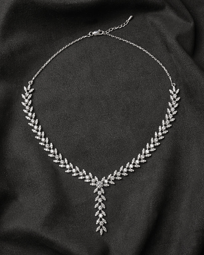 Clara 925 Sterling Silver Aiza Necklace