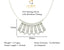 CLARA 925 Sterling Silver Rhodium Plated Ayla Pendant with Chain Gift for Women & Girls