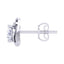 Clara Made with Swiss Zirconia 925 Sterling Silver Platinum Plated Ashley Solitaire Earring Gift For Women & Girls