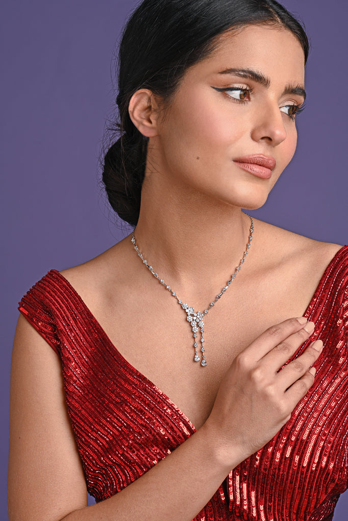 Clara 925 Sterling Silver Anaya Necklace
