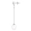 CLARA 925 Sterling Silver Pearl Yua Earrings | Rhodium Plated, Swiss Zirconia , Screw Back | Gift for Women & Girls