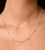 CLARA 925 Sterling Silver Minimal Daily wear Charm Minimal Necklace Chain 