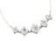 5 Stone Silver Chain Pendant