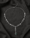Clara 925 Sterling Silver Leafy Green Necklace