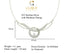 CLARA 925 Sterling Silver Rhodium Plated Evie Pendant Earring Necklace Set with Chain Gift for Women and Girls