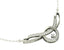 CLARA 925 Sterling Silver Rhodium Plated Evie Pendant with Chain Gift for Women and Girls
