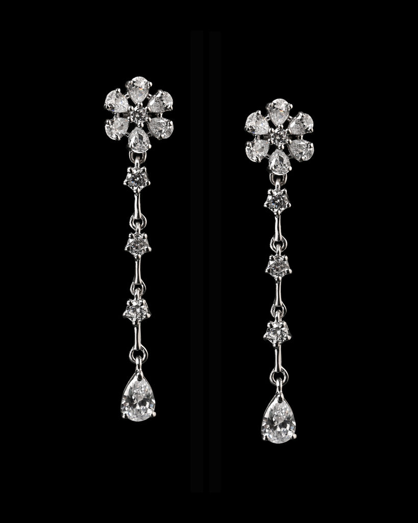 Clara 925 Sterling Silver Anaya Dangler Earrings