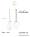 CLARA 925 Sterling Silver Classic Pearl Earrings | Rhodium Plated, Swiss Zirconia , Screw Back | Gift for Women & Girls