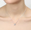 CLARA 925 Sterling Silver Rhodium Plated Rope Pendant with Chain Gift for Women and Girls
