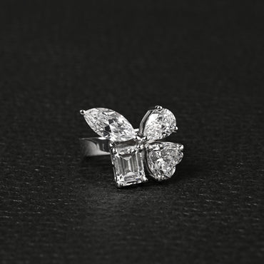Silver Statement Cocktail Ring