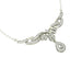CLARA 925 Sterling Silver Rhodium Plated Maya Pendant with Chain for Women & Girls