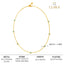 CLARA 925 Sterling Silver Blue Topaz Star Charm Minimal Necklace Chain 