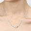 CLARA 925 Sterling Silver Rhodium Plated Isla Pendant with Chain Gift for Women and Girls