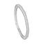CLARA 925 Sterling Silver Classic Solitaire Bangle Swiss Zirconia, Rhodium Plated Gift for Women and Girls