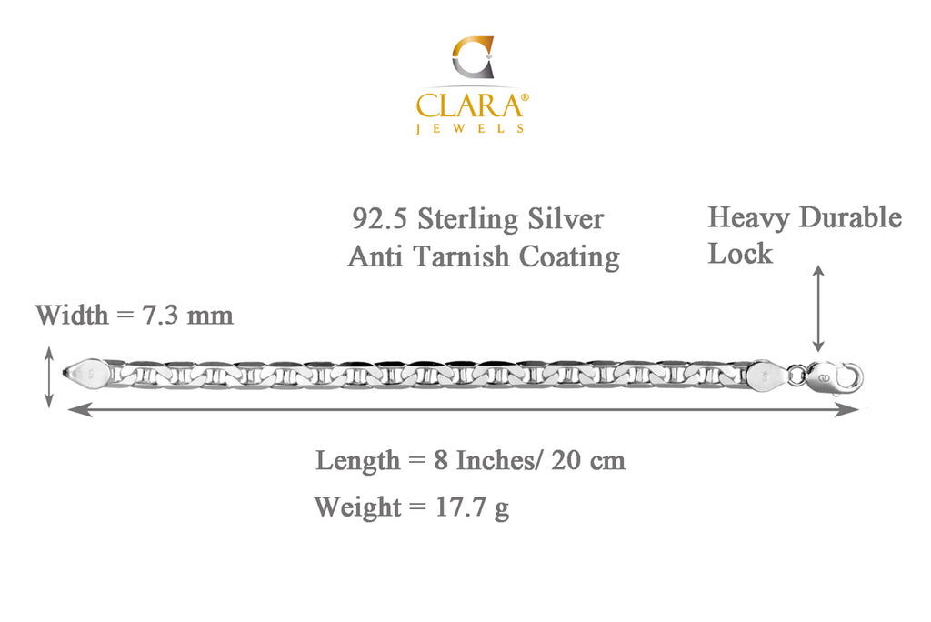 Silver Bracelet 8 inches