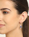 Silver Royal Blue Eye Earring
