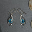 CLARA 925 Sterling Silver Sky Blue Eye Earring | Rhodium Plated, Swiss Zirconia | Gift for Women & Girls