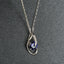 CLARA 925 Sterling Silver Royal Blue Eye Pendant | Rhodium Plated, Swiss Zirconia | Gift for Women & Girls