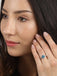 Silver Sky Blue Eye Ring