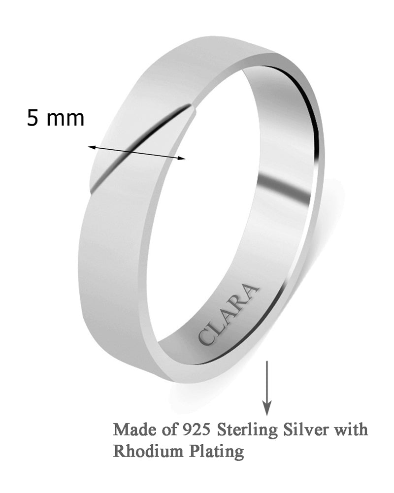 Silver Little Gap Ring