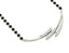 CLARA 925 Sterling Silver Rhodium Plated Isla Mangalsutra Chain Pendant