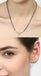 CLARA 925 Sterling Silver Alice Mangalsutra Tanmaniya Pendant Earring Jewellery Set with Chain Gift for Women and Girls
