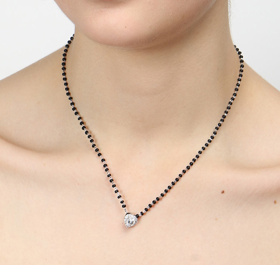 Valentine Mangalsutra Chain Pendant