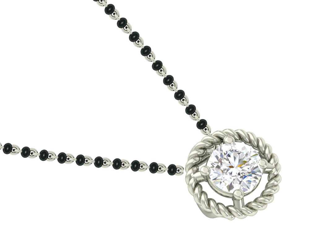 Rope Mangalsutra Chain Pendant