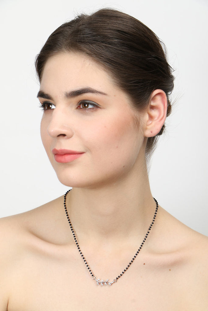 Leaf Mangalsutra Chain Pendant