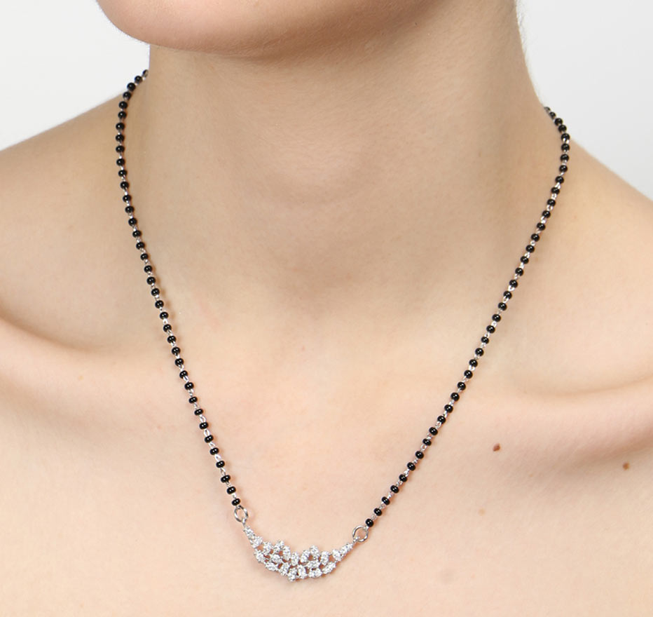 Daisy Mangalsutra Chain Pendant