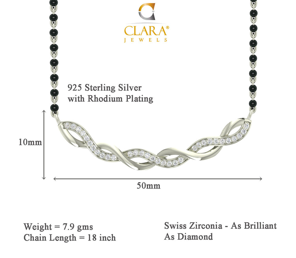 Twist Mangalsutra Chain Pendant