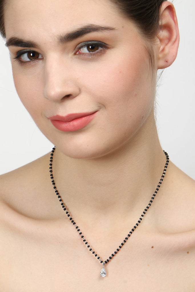 Pear Mangalsutra Chain Pendant