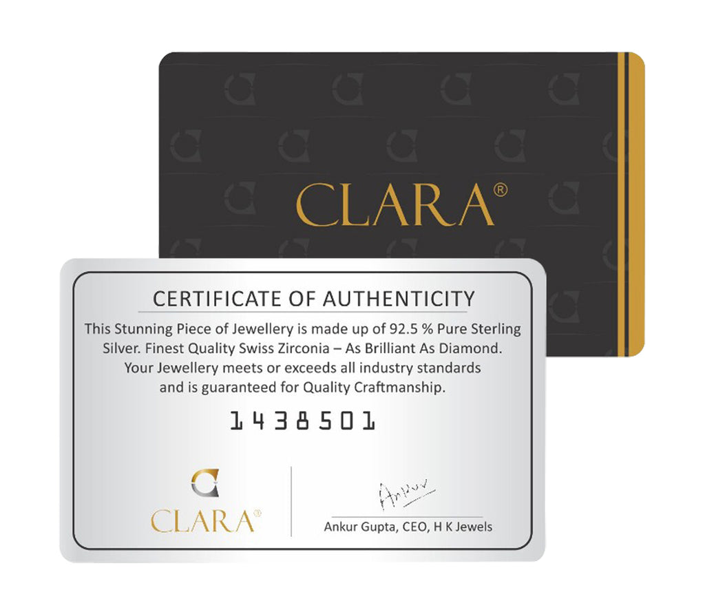 Clara 925 Sterling Silver Cluster Adjustable Cocktail Ring 